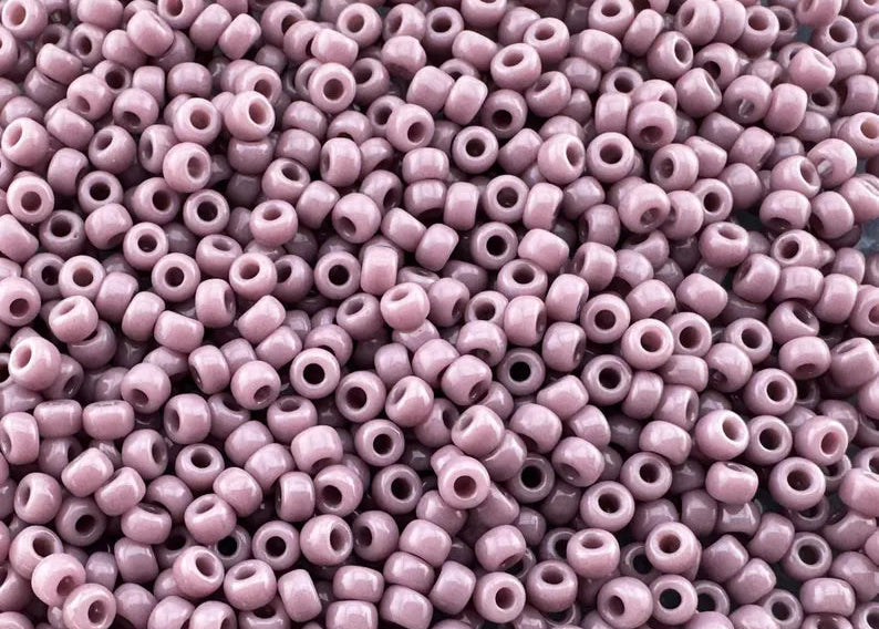 10g Miyuki seed beads 8/0 11/0 Opaque Mauve 0410, Japoneses seed beads 2mm 3mm