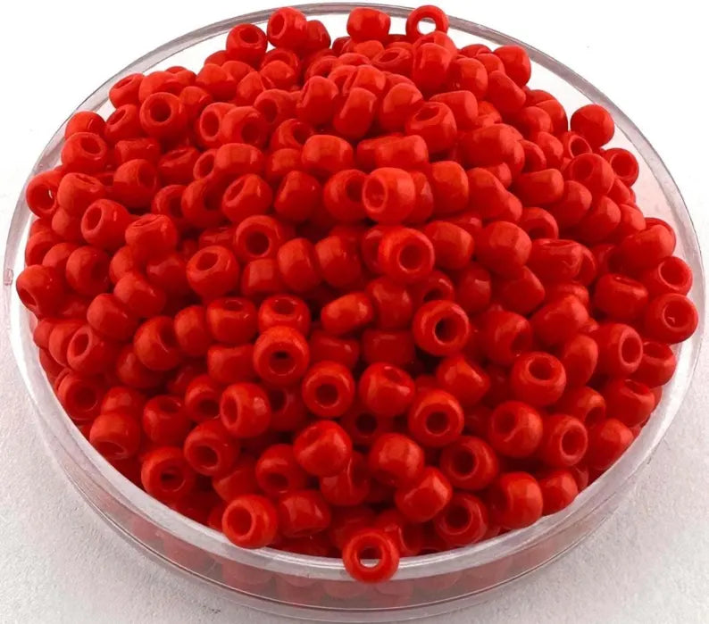 10g Miyuki Opaque Red 8/0 11/0 0407, Japoneses seed beads 2mm 3mm