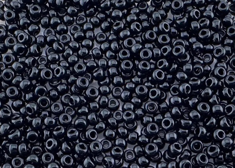 10g Miyuki seed beads Black 0401 8/0 11/0, Japoneses seed beads 2mm 3mm