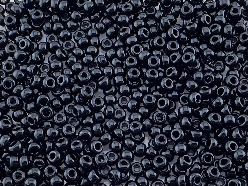 10g Miyuki seed beads Black 0401 8/0 11/0, Japoneses seed beads 2mm 3mm