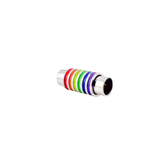 Stainless Steel Magnetic Rainbow Clasp (ID 6mm)