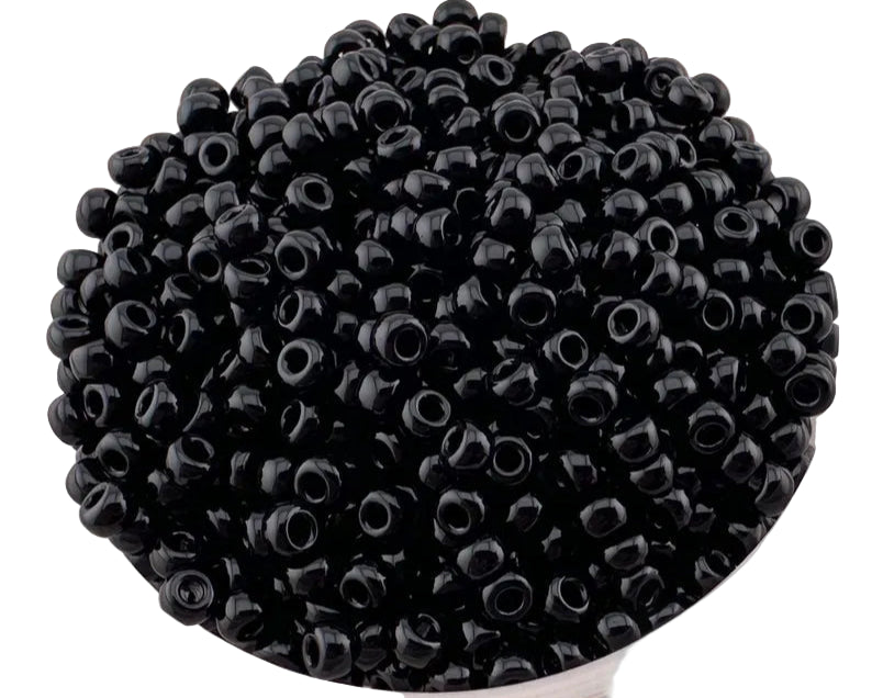 10g Miyuki seed beads Black 0401 8/0 11/0, Japoneses seed beads 2mm 3mm
