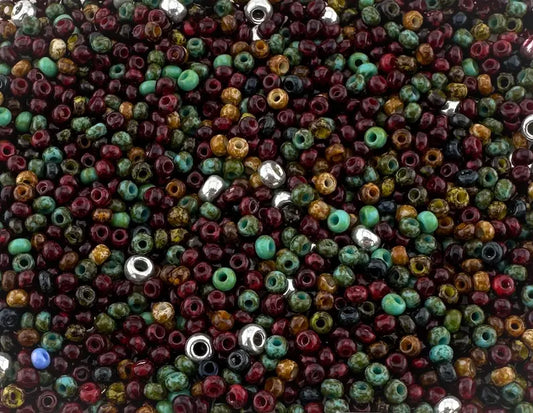 10/0 Preciosa Ornela Seed beads 1172 20g mix colors , Bohemian seed beads DIY Jewelry (Copy)