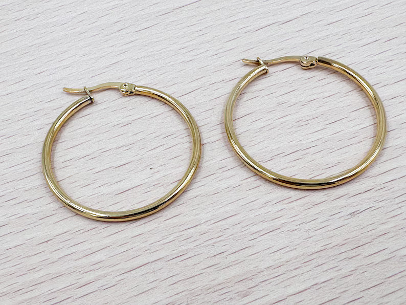 Stainless Steel Creole Hoop Earrings, making earrings DIY