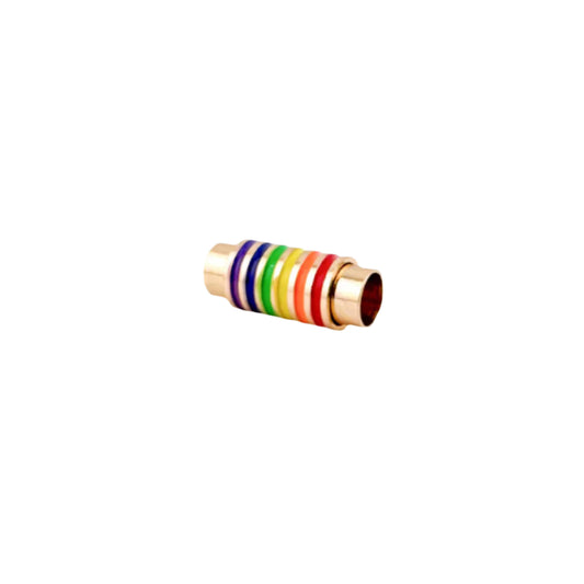Stainless Steel Magnetic Rainbow Clasp (ID 6mm)