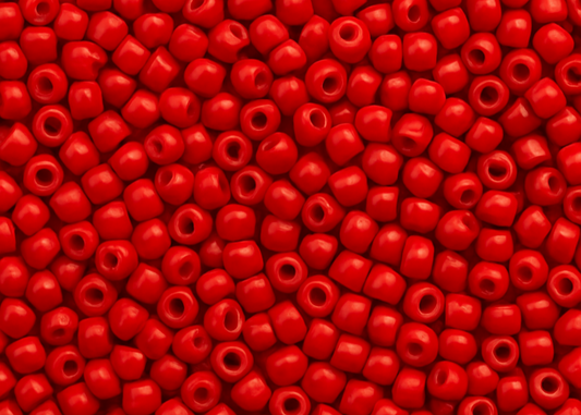 10g Miyuki Opaque Red 8/0 11/0 0407, Japoneses seed beads 2mm 3mm