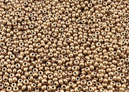 10g Miyuki seed beads 11/0 Aztec Gold 01710, Japoneses seed beads 2mm