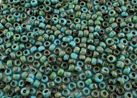 10g Miyuki seed beads 8/0 11/0 Picasso Opaque Seafoam Green 4514, Japoneses seed beads 2mm 3mm (Copy)