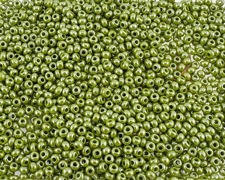 10/0 Preciosa Ornela Seed beads Green 58430 20g, Bohemian seed beads DIY Jewelry (Copy)